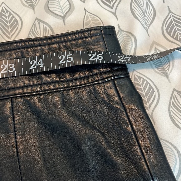 TOPSHOP Stud & Grommet Leather Miniskirt size 2.  Excellent condition. - Picture 7 of 7